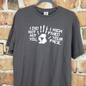 Gray Graphic Tee Shirt